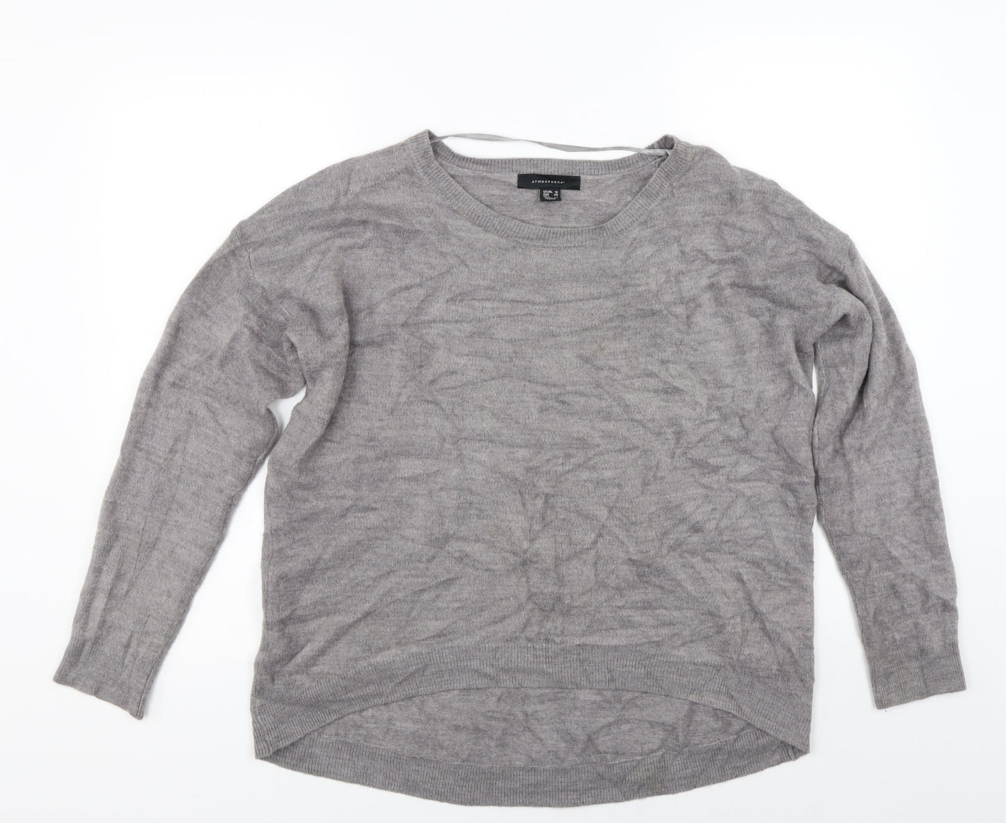 Womens UK Size 12 Atmosphere Grey Pullover Jumper