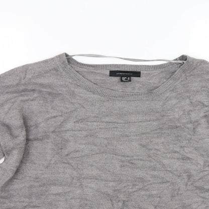 Womens UK Size 12 Atmosphere Grey Pullover Jumper