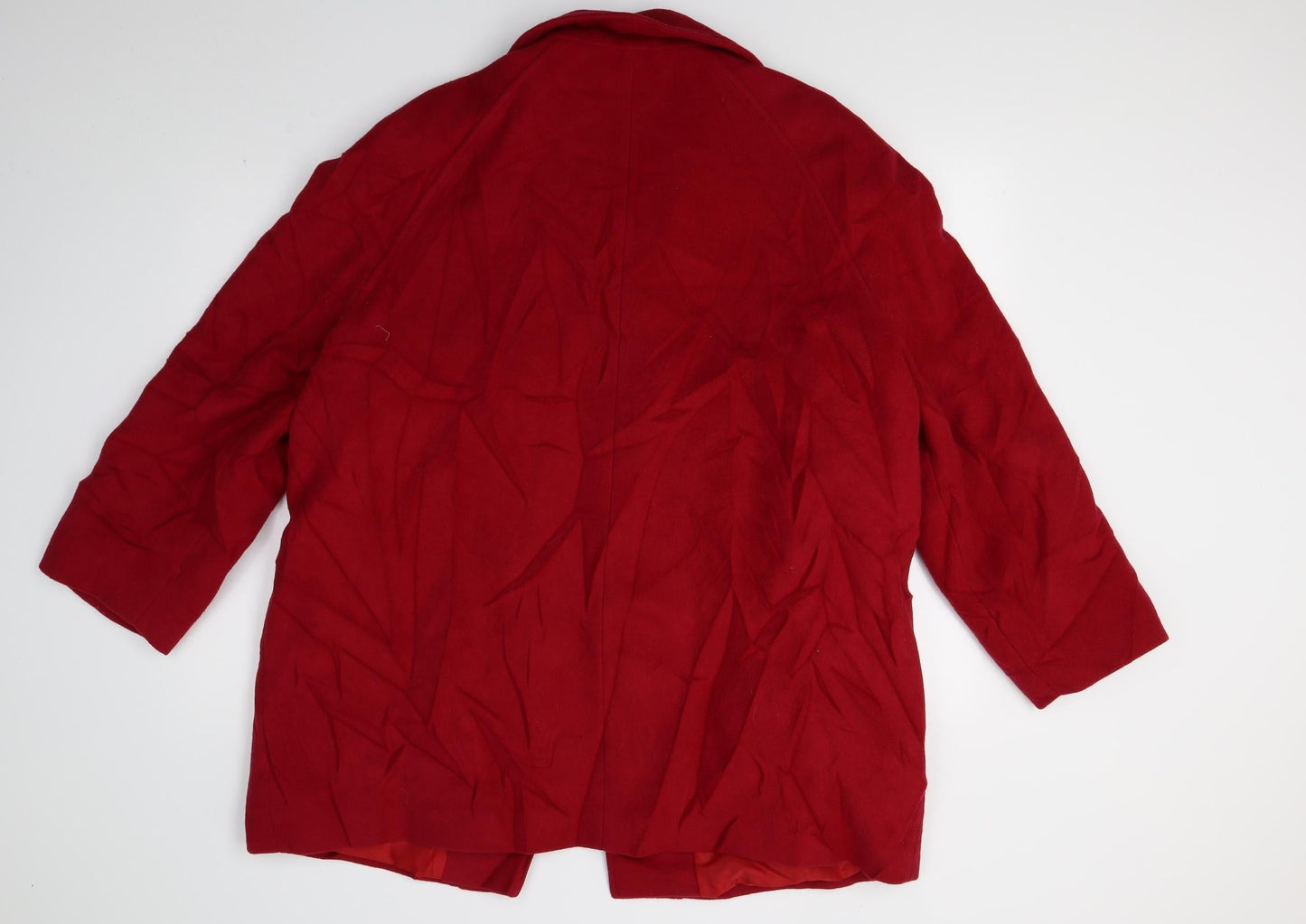 Womens UK Size L Holmewood Red Overcoat