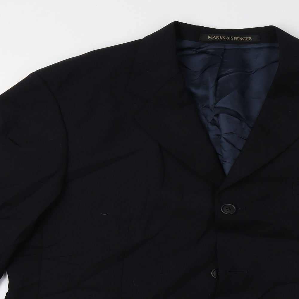 Mens UK Size 40 Marks and Spencer Blue Jacket