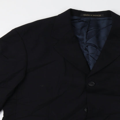 Mens UK Size 40 Marks and Spencer Blue Jacket
