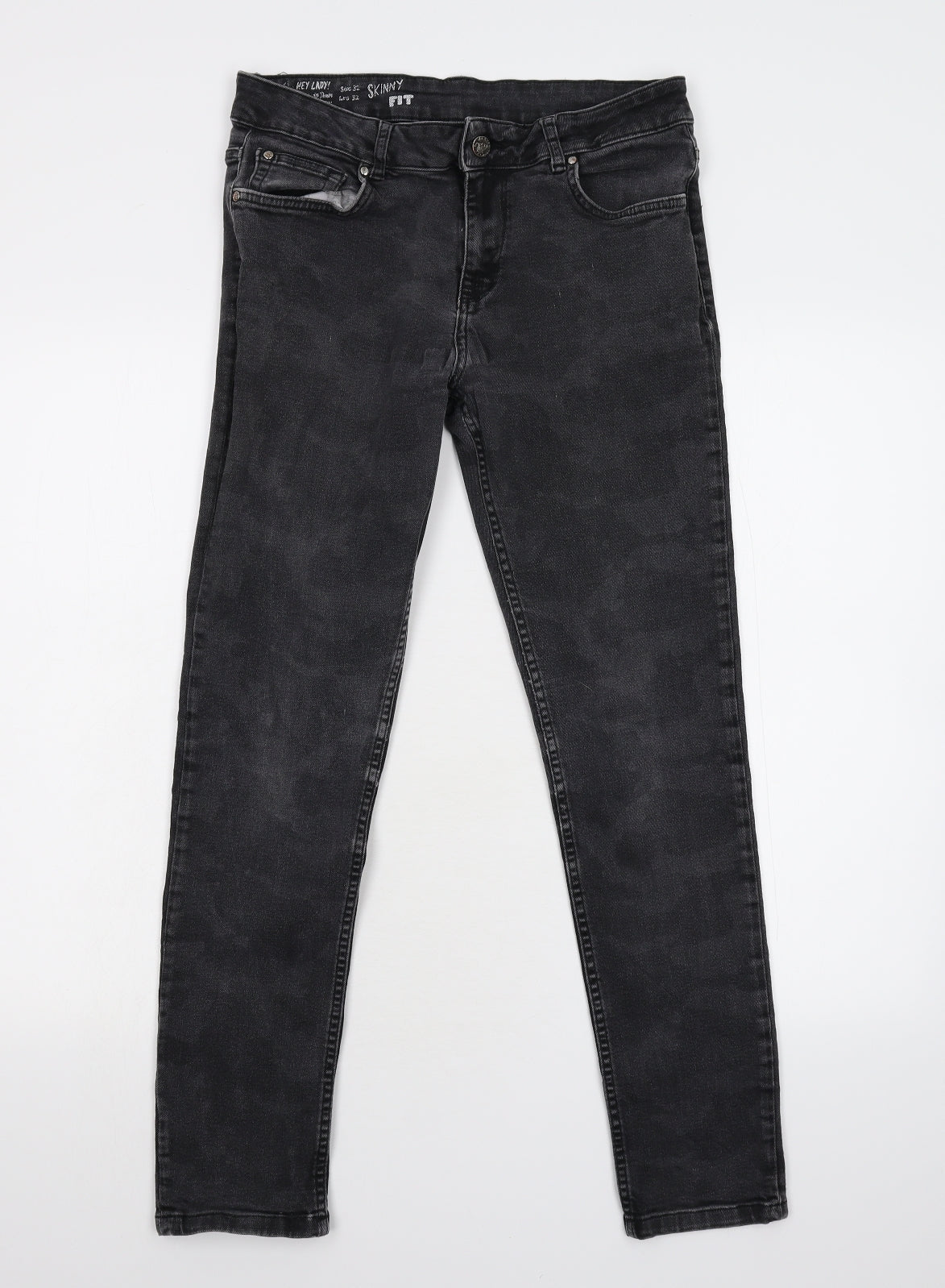 Hoxton Womens Black   Skinny Jeans Size 10 L28 in