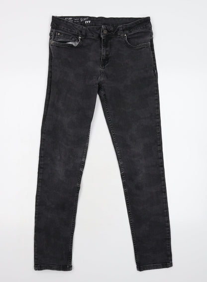 Hoxton Womens Black   Skinny Jeans Size 10 L28 in
