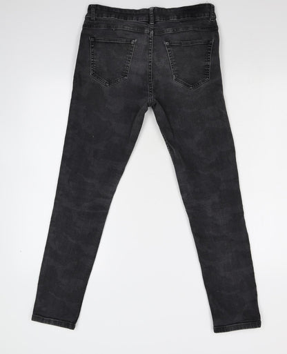 Hoxton Womens Black   Skinny Jeans Size 10 L28 in