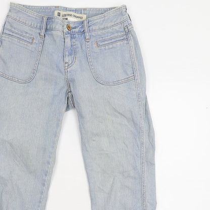 Gap Womens Blue  Denim Cropped Jeans Size 6 L23 in