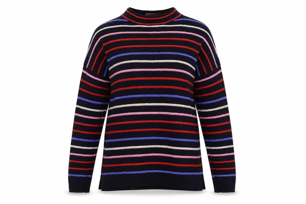 Womens UK Size 8 Warehouse Multicoloured Pullover Jumper