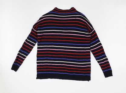 Womens UK Size 8 Warehouse Multicoloured Pullover Jumper