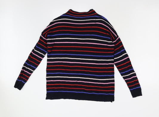 Womens UK Size 8 Warehouse Multicoloured Pullover Jumper