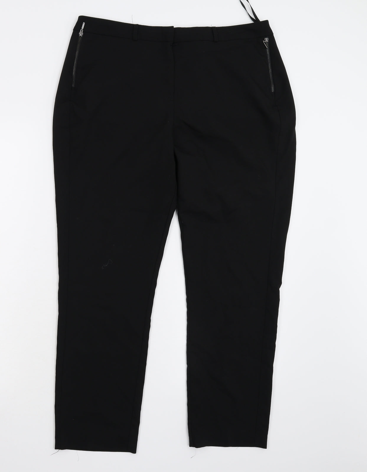 Bonmarché Womens Black   Trousers  Size 14 L26 in