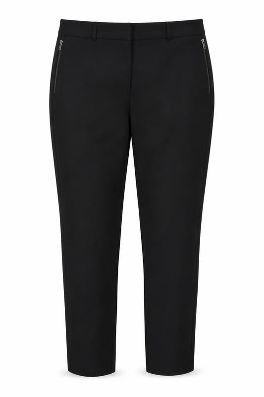 Womens UK Size 14 Bonmarché Regular Fit  Black Trousers