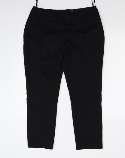 Bonmarché Womens Black   Trousers  Size 14 L26 in