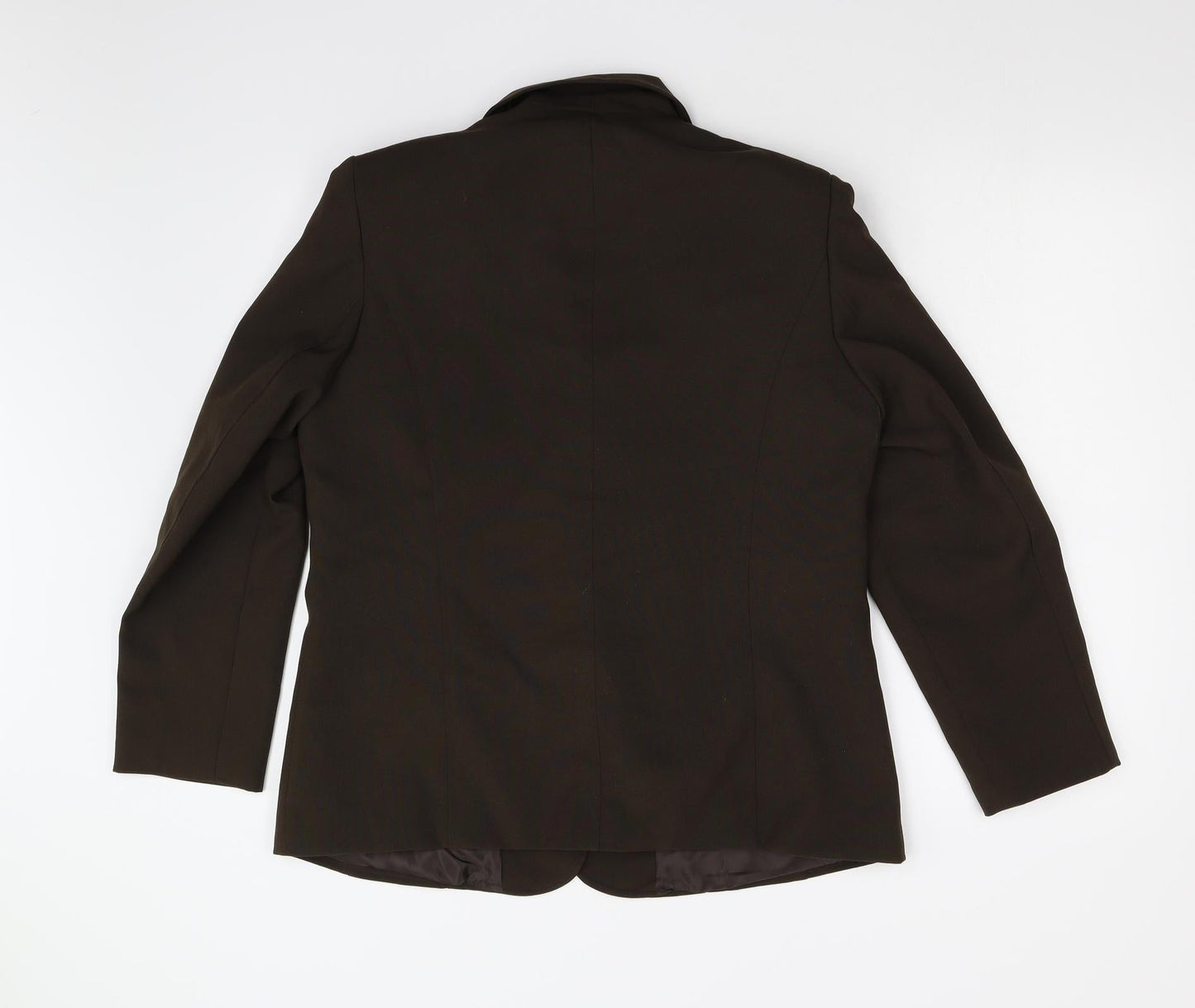 Womens UK Size 16 Classic Regular Brown Blazer