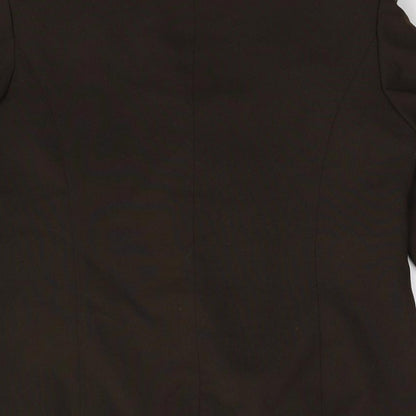 Womens UK Size 16 Classic Regular Brown Blazer