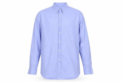 Mens UK Size 42 George Barrow Blue  Button-Up Long Sleeve Casual Shirt
