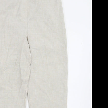 Womens UK Size 10 M&S Regular Fit  Beige Trousers