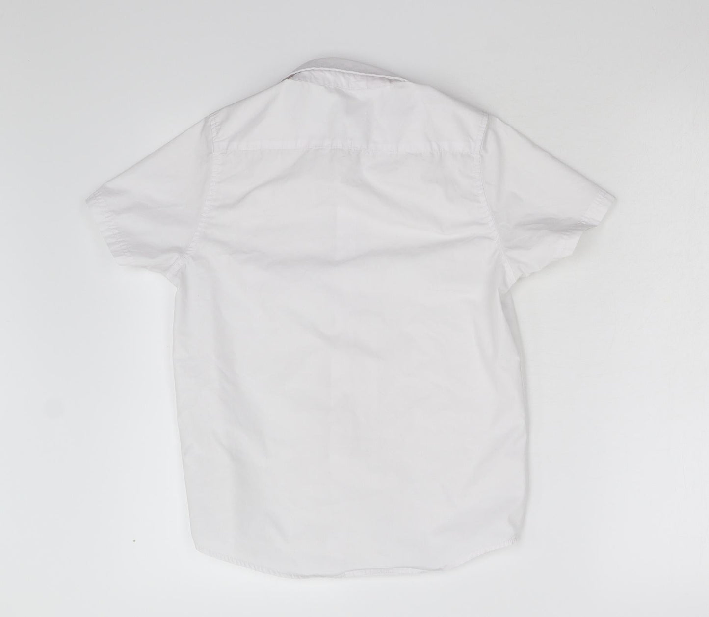 Pep & Co Boys White   Basic Button-Up Size 9-10 Years