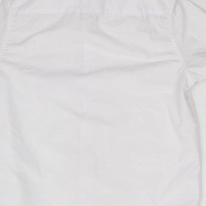 Pep & Co Boys White   Basic Button-Up Size 9-10 Years