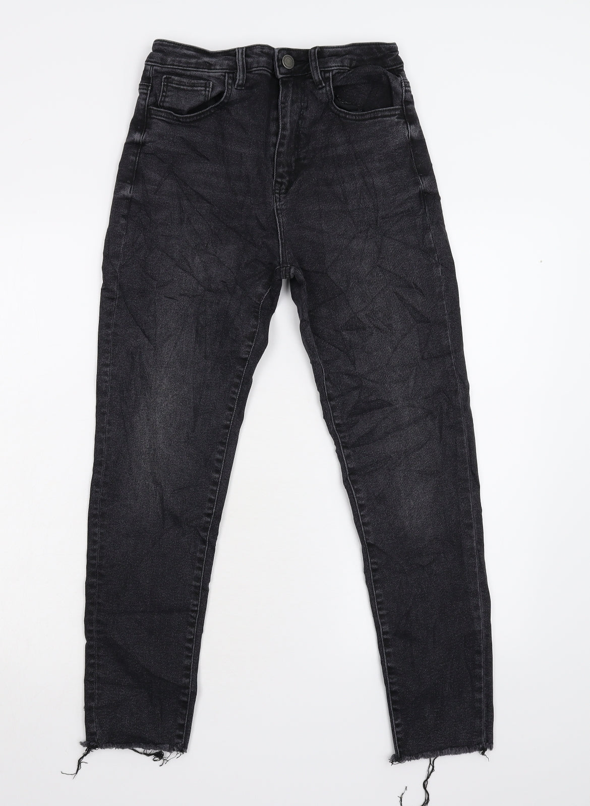 Womens UK Size 10 STR Slim Fit Skinny Black Jeans