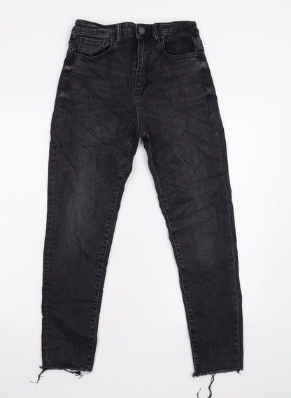 Womens UK Size 10 STR Slim Fit Skinny Black Jeans