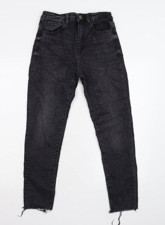 Womens UK Size 10 STR Slim Fit Skinny Black Jeans