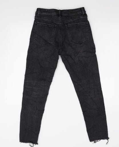 Womens UK Size 10 STR Slim Fit Skinny Black Jeans