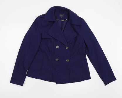 Womens UK Size 10 M&S Blue Jacket