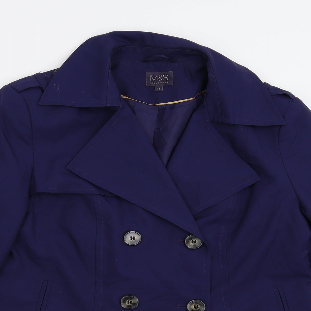 Womens UK Size 10 M&S Blue Jacket