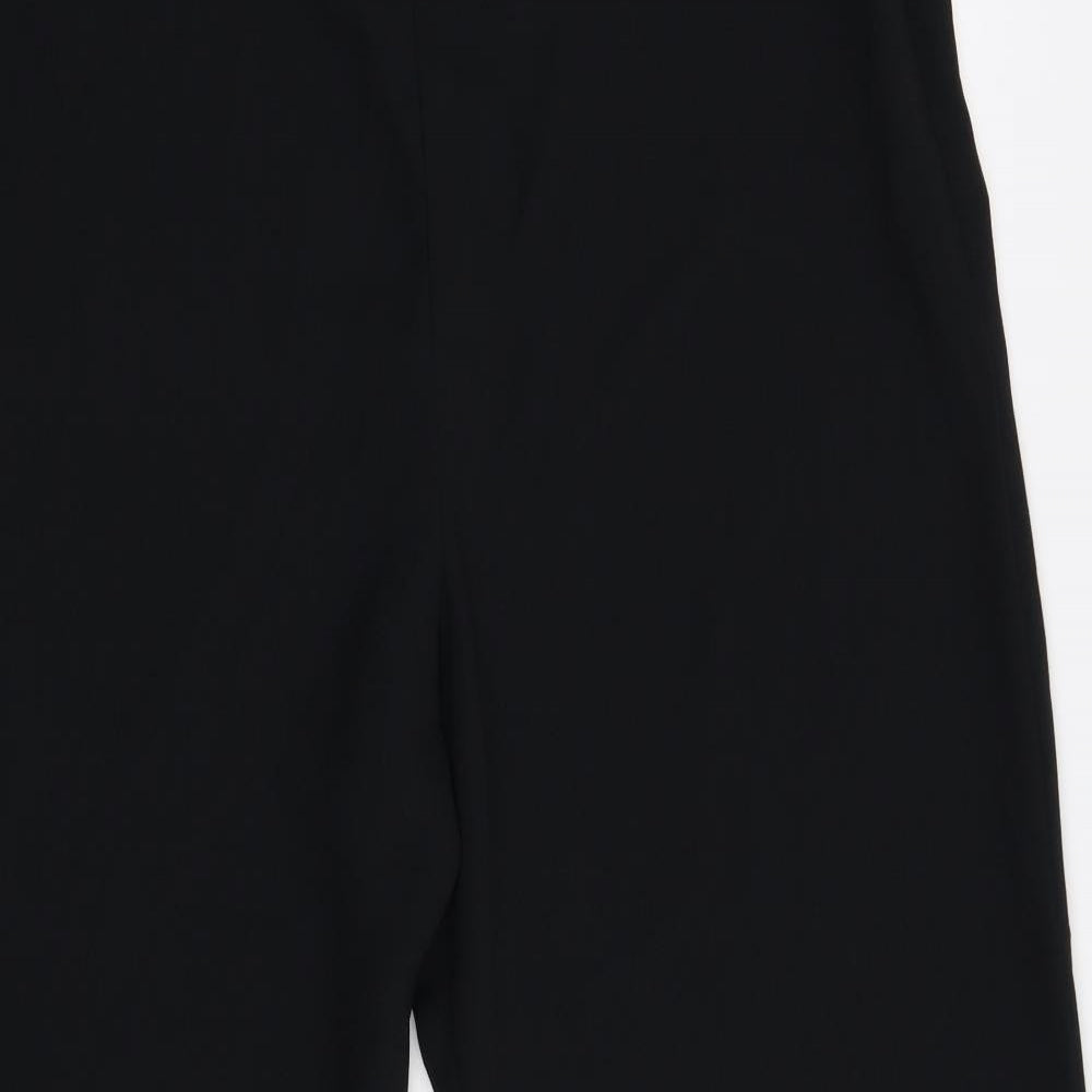 Womens UK Size 18 Essentials Regular Fit  Black Trousers