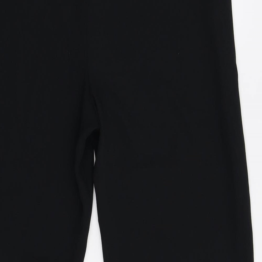 Womens UK Size 18 Essentials Regular Fit  Black Trousers