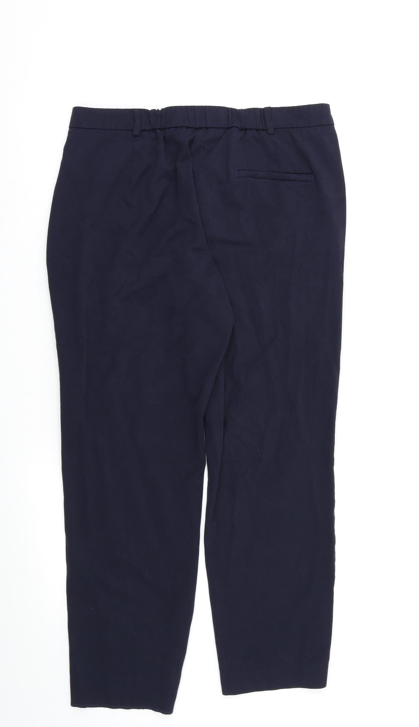 Ann Davey Womens Blue   Dress Pants Trousers Size M L26 in