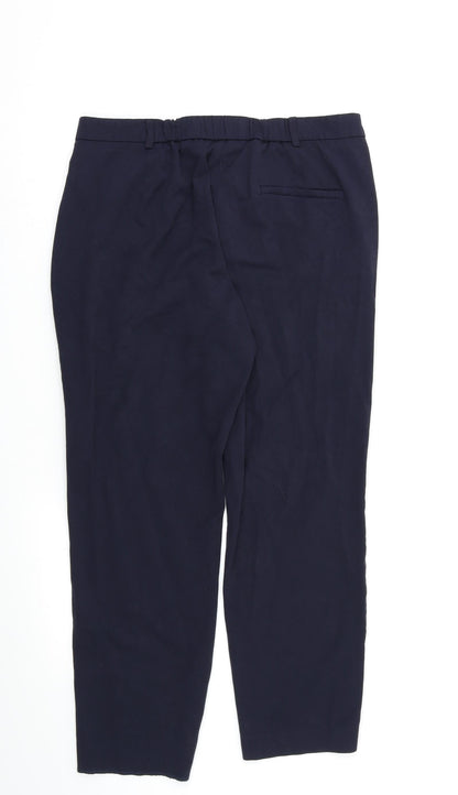 Ann Davey Womens Blue   Dress Pants Trousers Size M L26 in