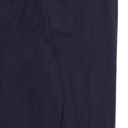 Ann Davey Womens Blue   Dress Pants Trousers Size M L26 in
