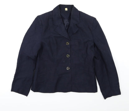 JWF Womens Blue   Jacket Blazer Size 10