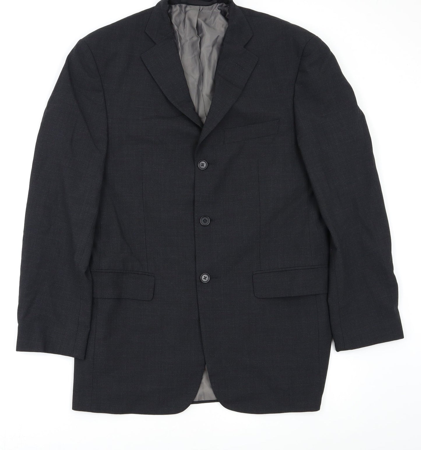 Mens UK Size M M&S Regular Grey Suit Jacket