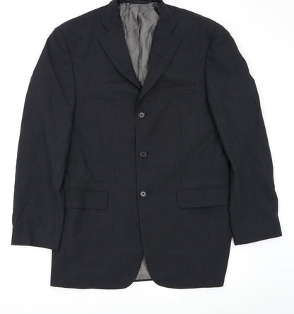 Mens UK Size M M&S Regular Grey Suit Jacket