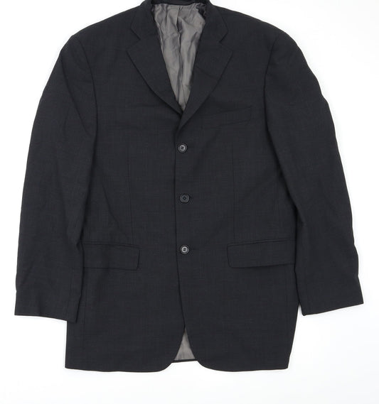 Mens UK Size M M&S Regular Grey Suit Jacket