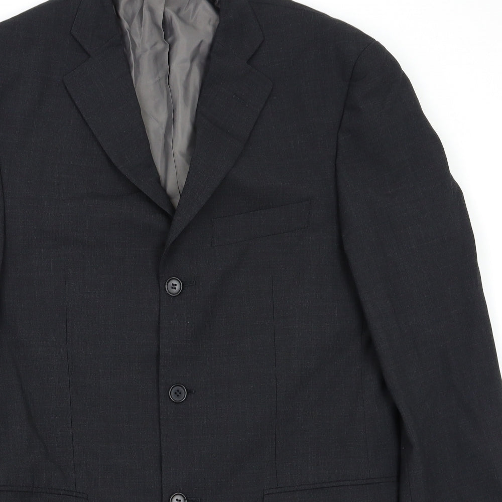 Mens UK Size M M&S Regular Grey Suit Jacket