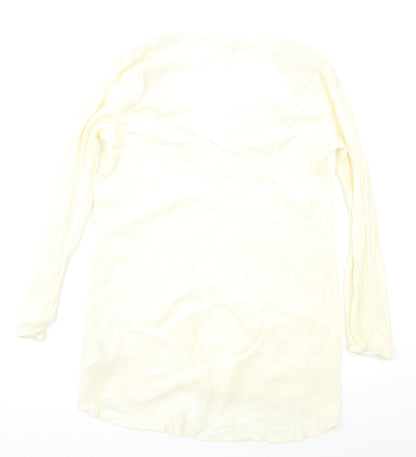 Womens UK Size 8 H&M Ivory Basic Blouse