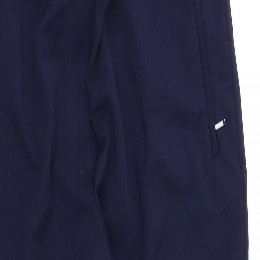 M&S Womens Blue   Dress Pants Trousers Size 16 L24 in