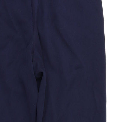 M&S Womens Blue   Dress Pants Trousers Size 16 L24 in
