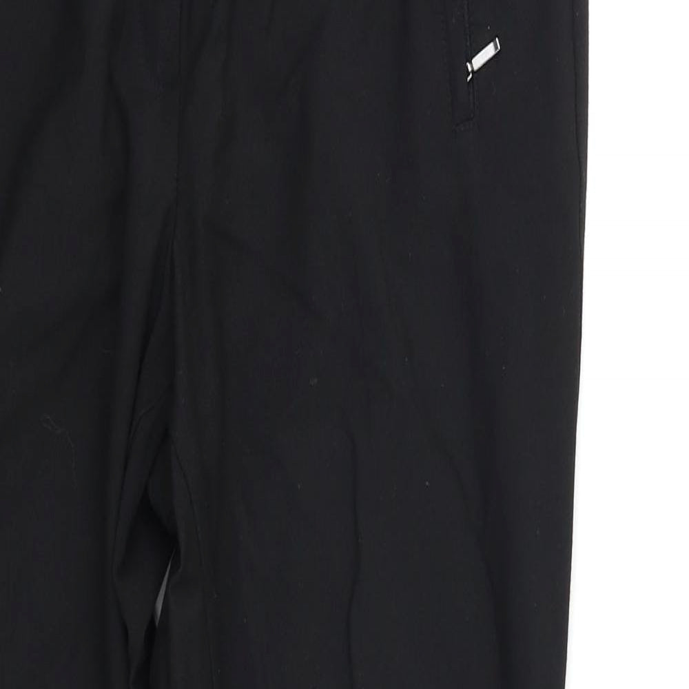 M&S Womens Black   Dress Pants Trousers Size 12 L28 in