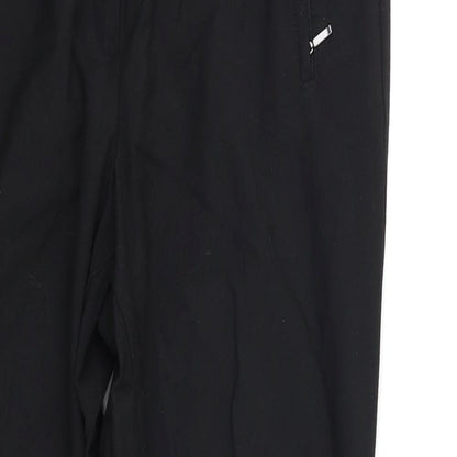 M&S Womens Black   Dress Pants Trousers Size 12 L28 in