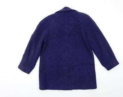 Womens UK Size M Preworn Blue Pea Coat