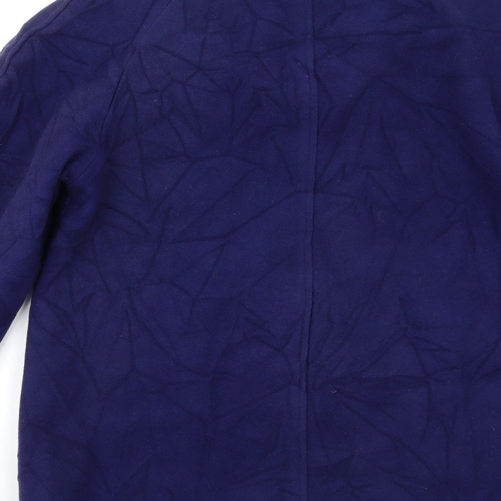 Womens UK Size M Preworn Blue Pea Coat