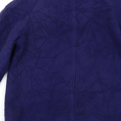 Womens UK Size M Preworn Blue Pea Coat