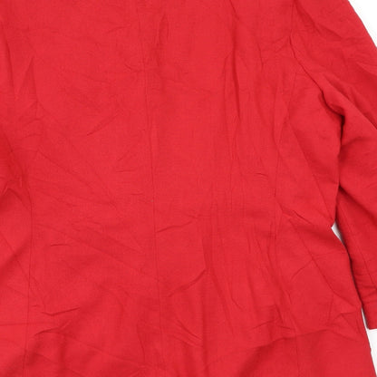 Womens UK Size 14 OPUS Red Jacket