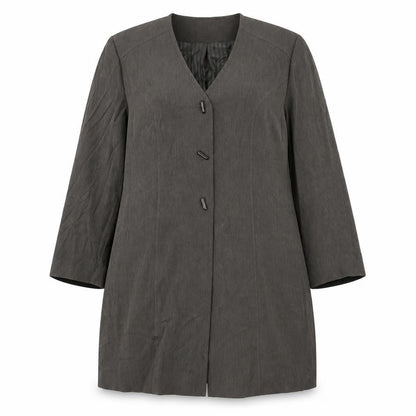 Womens UK Size 18 ELVI Brown Kimono Coat