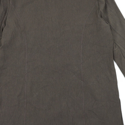 ELVI Womens Brown   Kimono Blazer Size 18