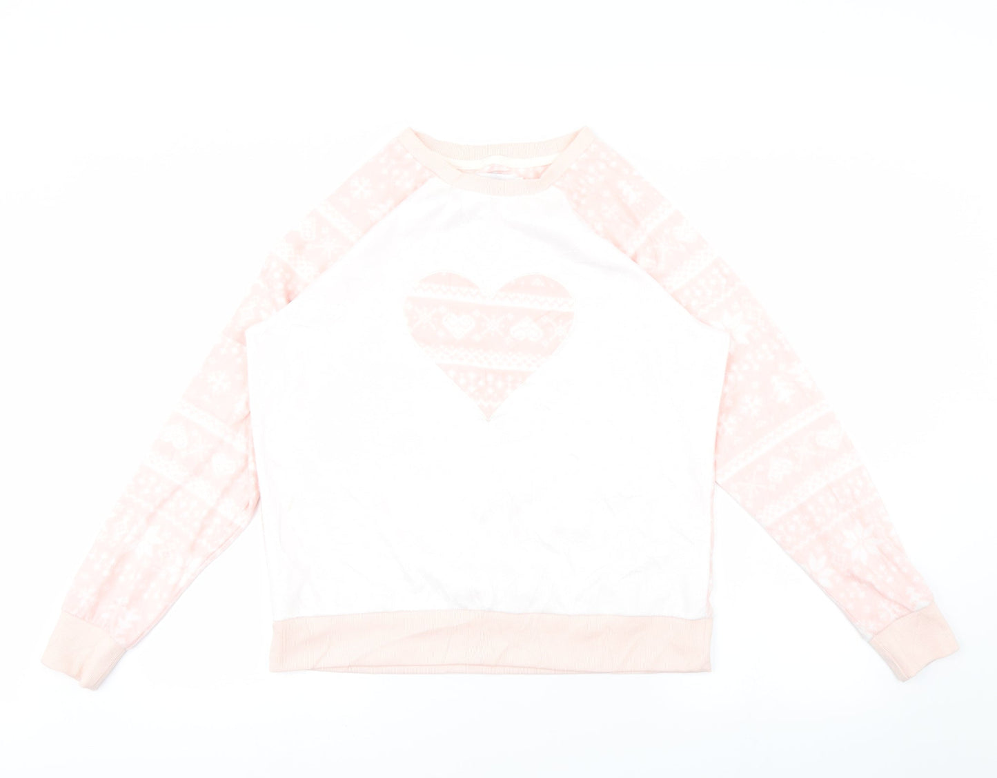 jhon lewis Womens Orange Plaid  Babydoll Pyjama Top Size M