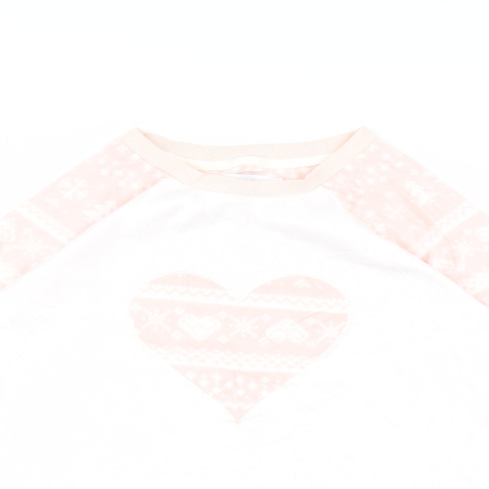 jhon lewis Womens Orange Plaid  Babydoll Pyjama Top Size M